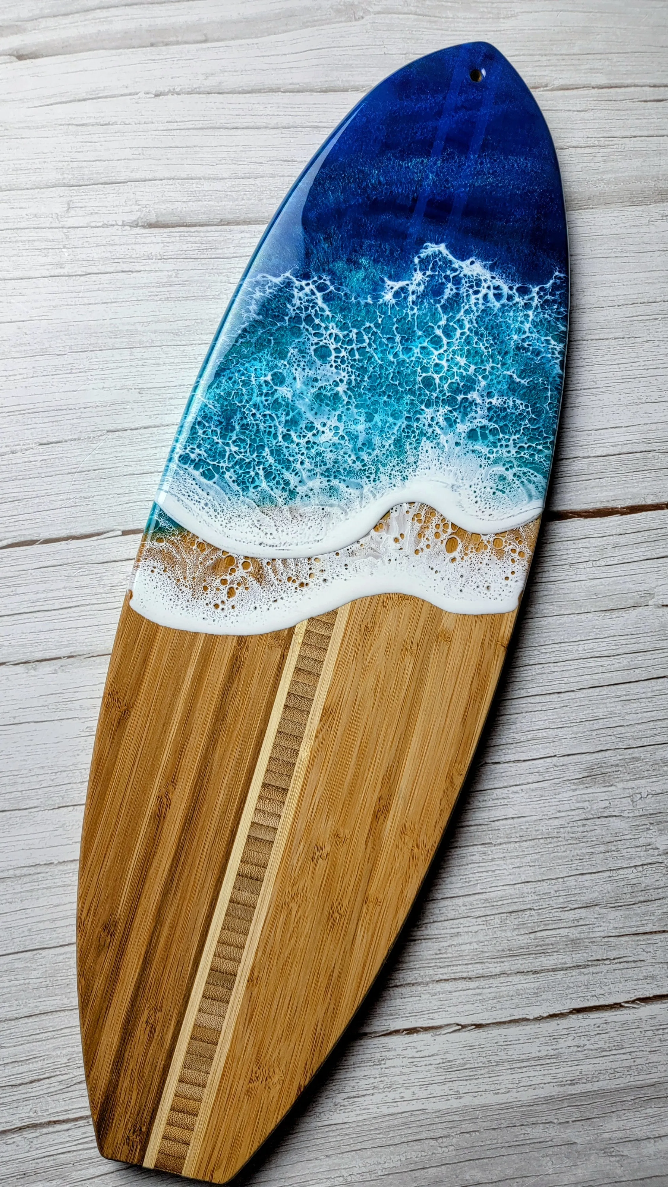 Surfboard Wave Serving Board