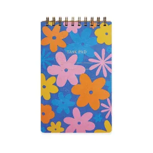 Task Pad Notebook (Groovy Floral)