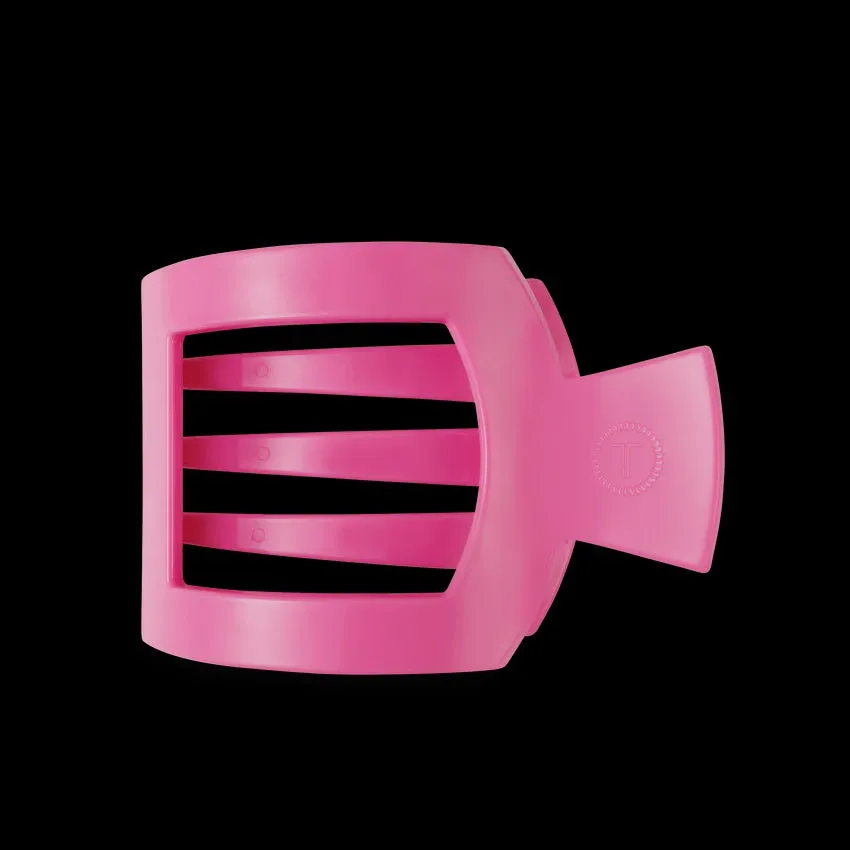 Teleties Paradise Pink Large Flat Square Clip