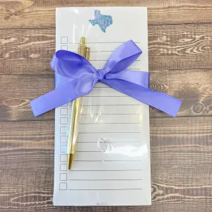 Texas Bluebonnet To Do List Gift Set