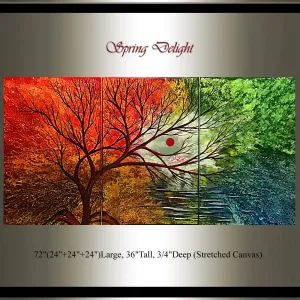 Tree Abstract Painting Nature Art on Canvas Modern Wall Art  Painting for sale