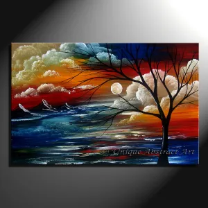 Tree Nature Landscape Paintings For Sale - Abstract Art 8
