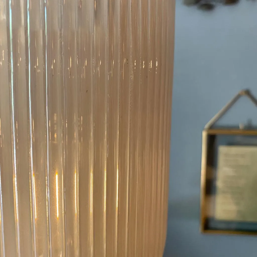 Use Anywhere Lamp - Boston  - Frosted Taupe Brown - Large