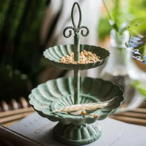Vintage Jade Tiered Tray