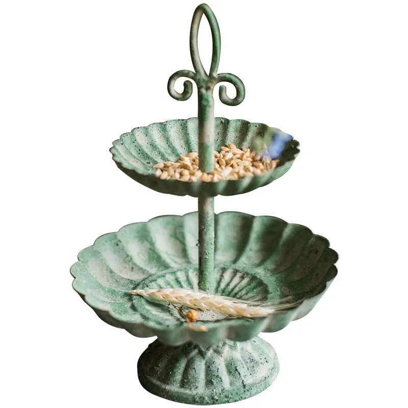 Vintage Jade Tiered Tray