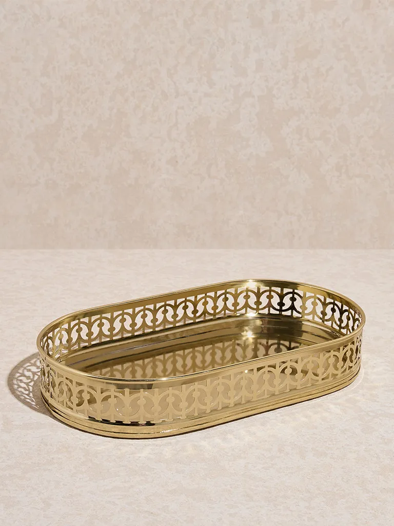 Westside Home Gold Laser -Detailed Serving Tray