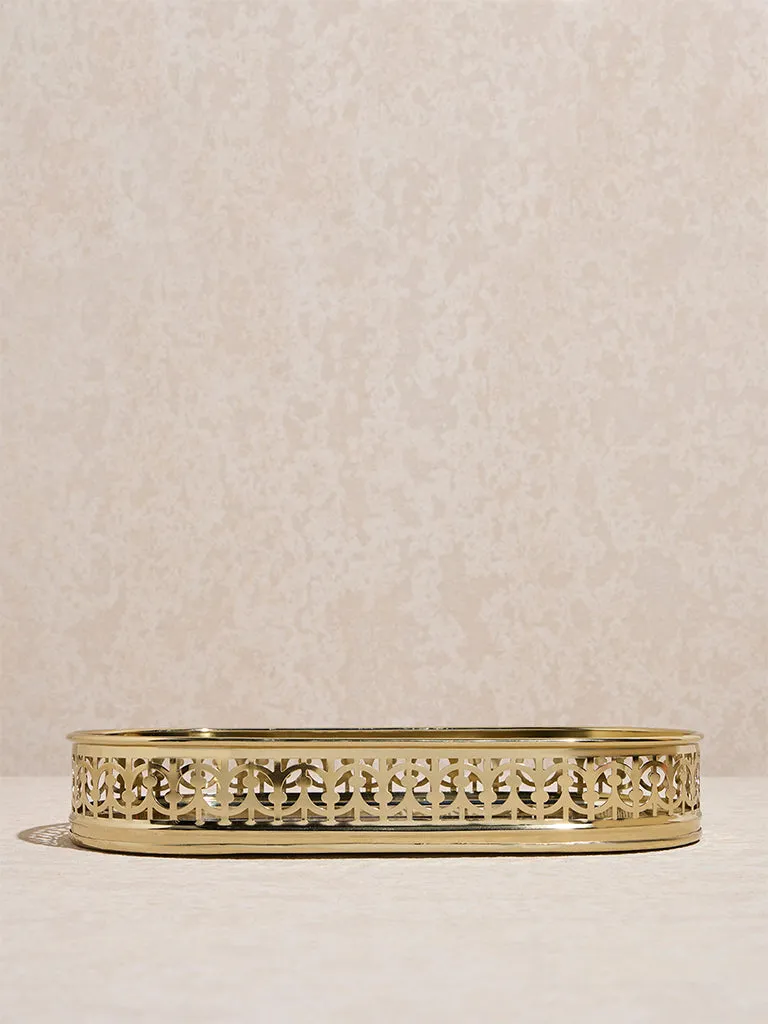 Westside Home Gold Laser -Detailed Serving Tray