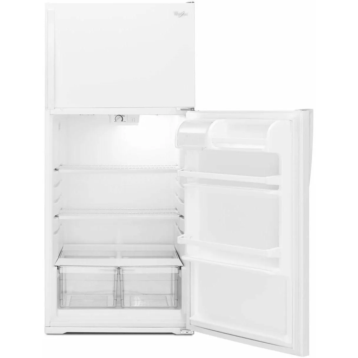 Whirlpool 28-inch, 14.3 cu. ft. Top Freezer Refrigerator WRT134TFDW