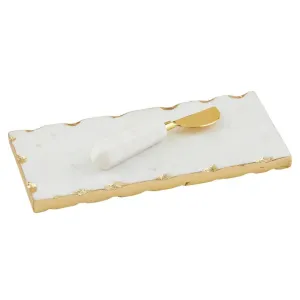 White Marble Everything Plate Set
