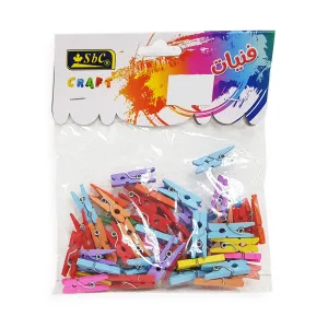 Wooden Clips Assorted Colour