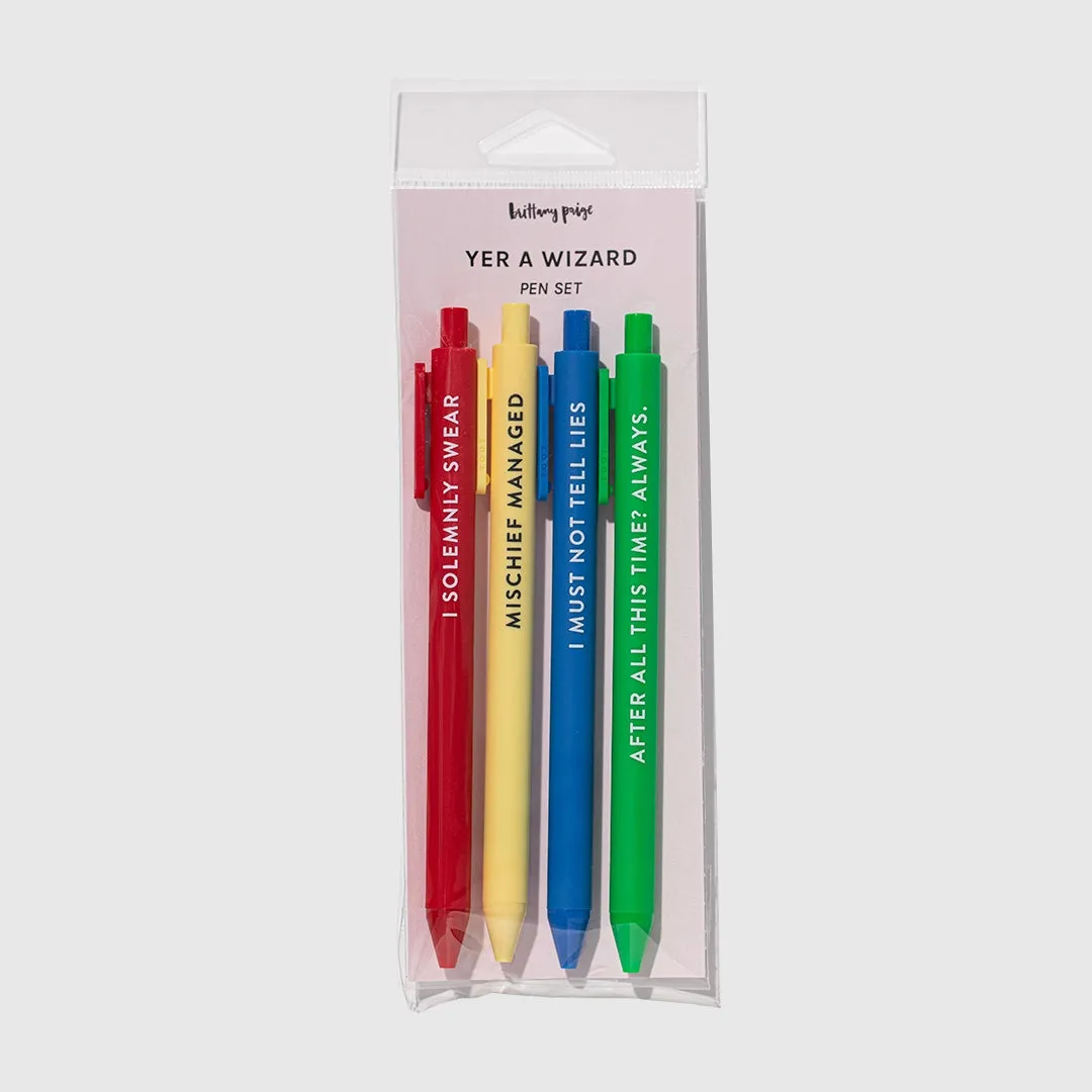 Yer A Wizard Jotter Pen Set
