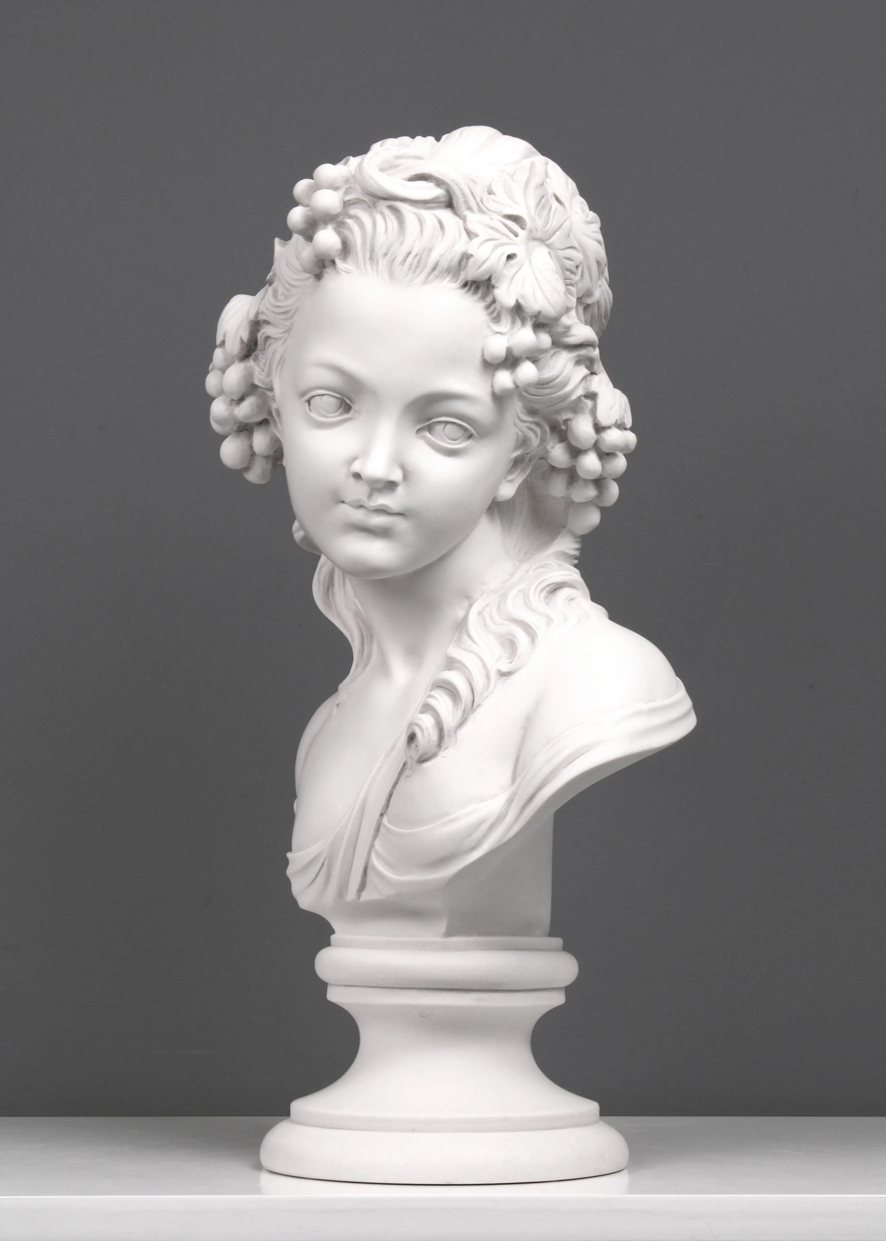 Young Lady Bust Sculpture